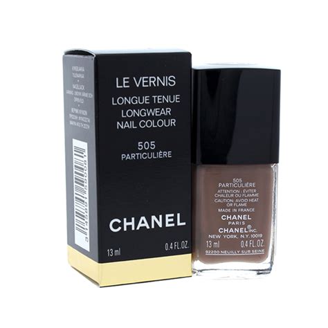 vernis chanel particulière 505|chanel longwear 105.